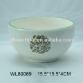 High quality decal ceramic bowls
